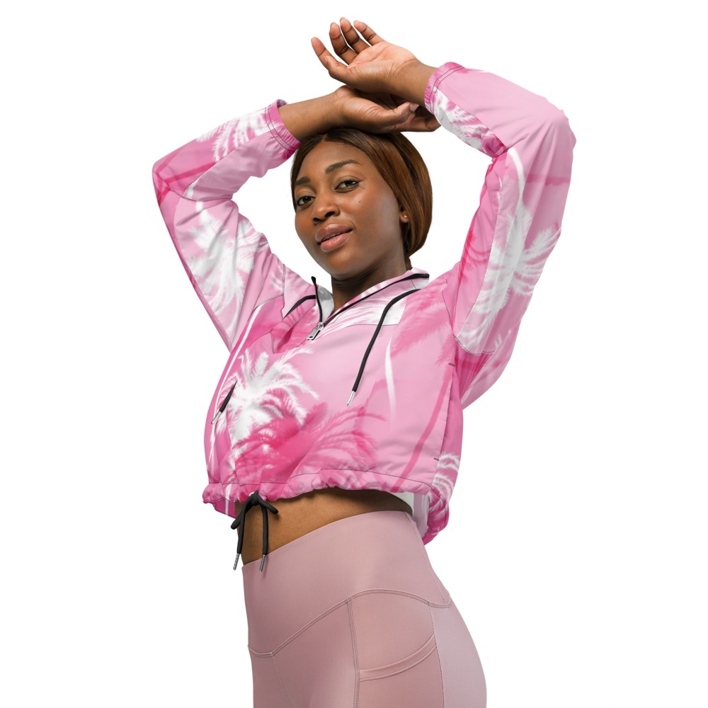 Women’s cropped windbreaker. NEW. not used